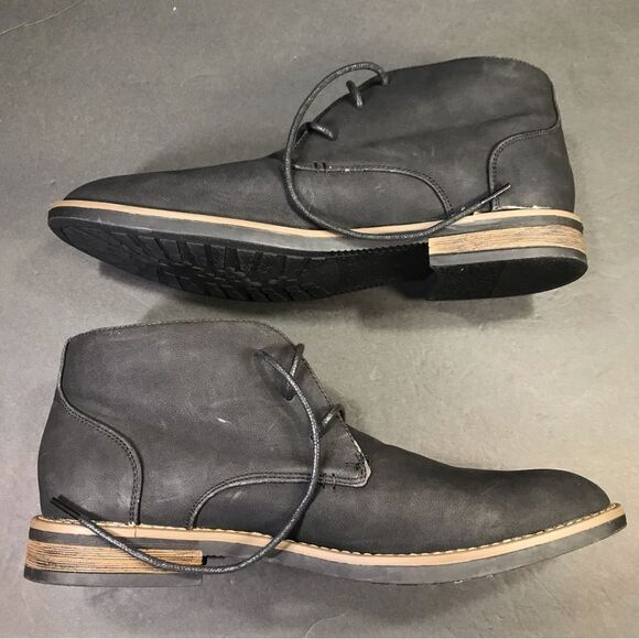 Jousen Chukka. Men’s Black Desert Ankle Lace Up Boots Shoe Size 11 (NWT) - Picture 2 of 10